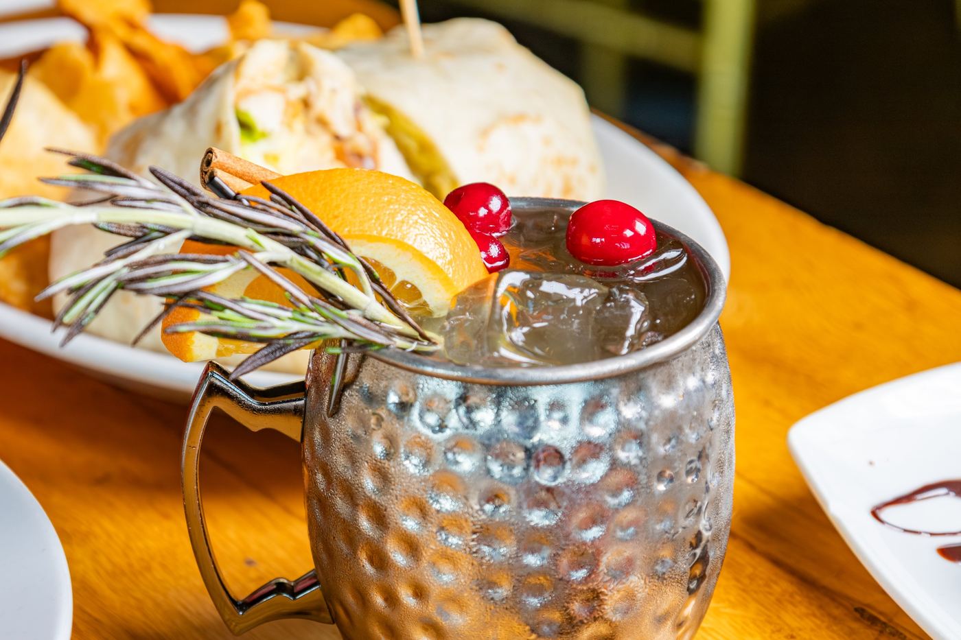 A seasonal mule cocktail